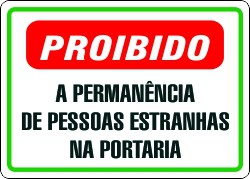 PLACAS PARA A PORTARIA